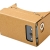 Magic Cardboard Virtual Reality Brille - Inspired by Google Cardboard - Bikonvexe Linsen, Kopfband, Magnete - VR-Brille fuer Smartphone - 3